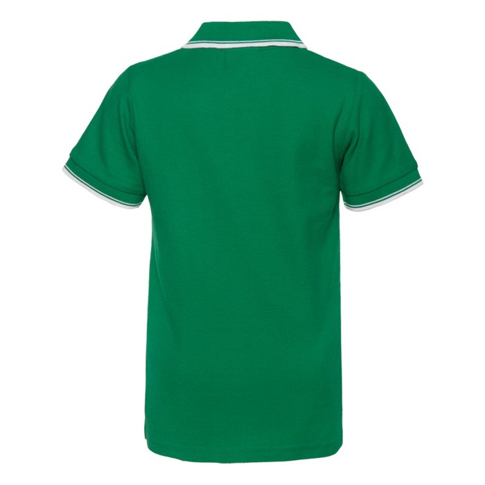 Рубашка поло детская, размер 8 лет, цвет зелёный