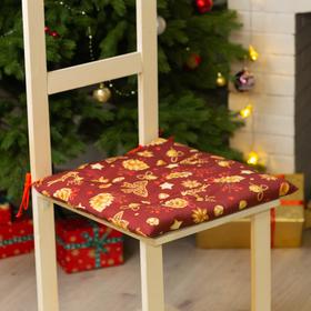 

Сидушка "Этель" Golden Christmas 42х42х5 см,100% хл,саржа 190гр/м2