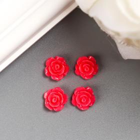 

Кабошон "Роза", коралловый 10 мм