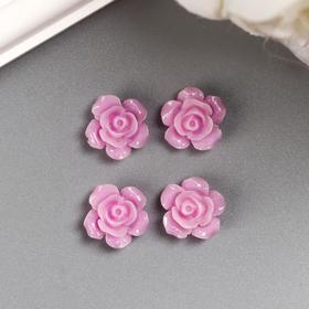 

Кабошон "Роза", розово-сиреневый 12 мм