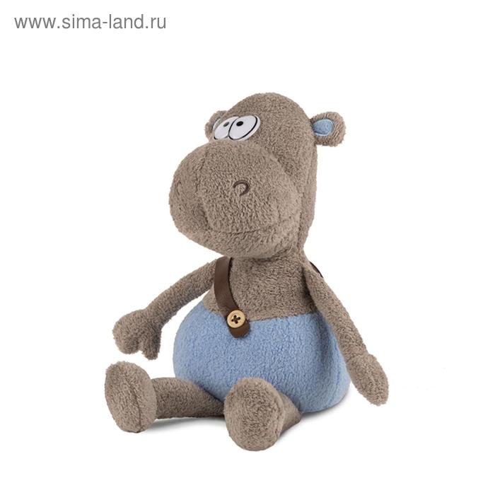 Мягкая игрушка озвученная «Бегемотик Мотик», 20 см