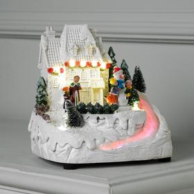 

Светодиодная фигура «Дети и снеговик», 16 × 16 × 12 см, полистоун, батарейки ААх3 (не в комплекте), USB, свечение мульти