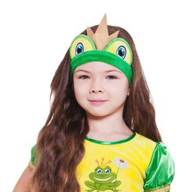 

Ободок из плюша «Царевна-лягушка"