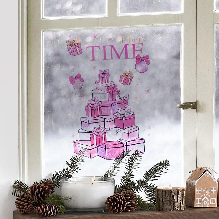 

Наклейки на стекло Magic time, многоразовые, 20 × 34 см