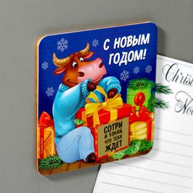 

Магнит со скретч-слоем «С Новым годом!»