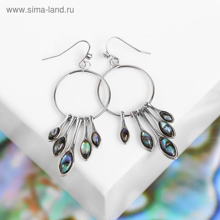 

Серьги-кольца "Галиотис" с подвесками