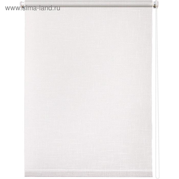 Рулонная штора «Шантунг», 61 х 175 см, цвет белый