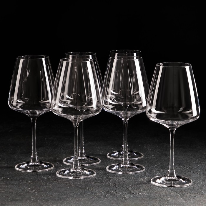 Набор бокалов для вина Corvus, 450 мл, 6 шт набор бокалов для вина naomi corvus 350 мл
