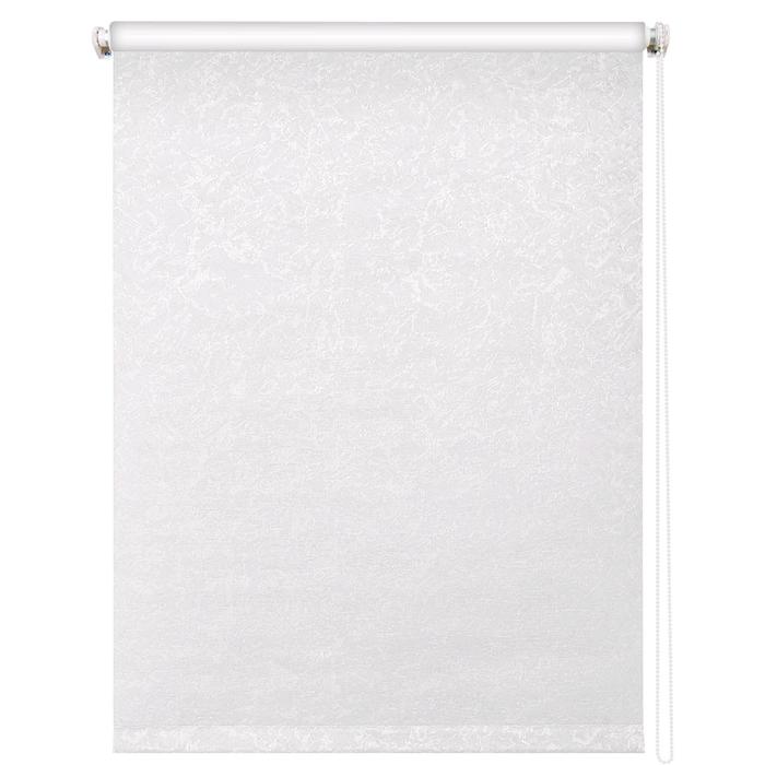 Рулонная штора блэкаут «Фрост», 67 х 175 см, цвет белый