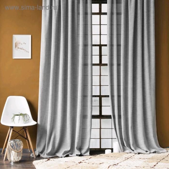 фото Комплект штор «джуди», размер 200 х 270 см - 2 шт, серый pasionaria