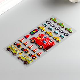 

Наклейка пластик глянец "Транспорт" МИКС 26,5х11 см