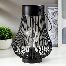 

Ночник 16123/1 LED от батареек 3ААА черный 18х18х24,5 см