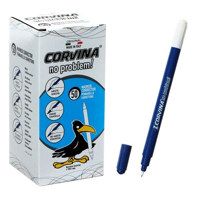 Ручка капиллярная стираемая Corvina "No Problem", узел 0,7 мм, чернила синие