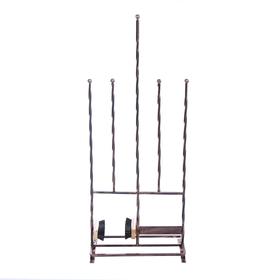 

Декроттуар для очистки обуви, 105 × 42 × 25 см, с щёткой и держателем