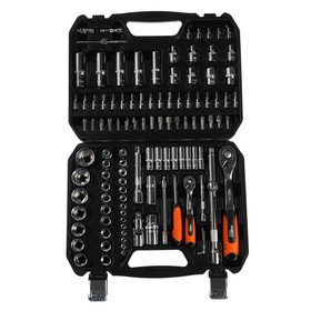 

Набор сменных головок NEO, 1/2", 1/4", CrV, 111 штук