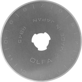 

Лезвие OLFA OL-RB45-1, круглое, для RTY-2/G,45-C, 45х0,3 мм, 1 штука