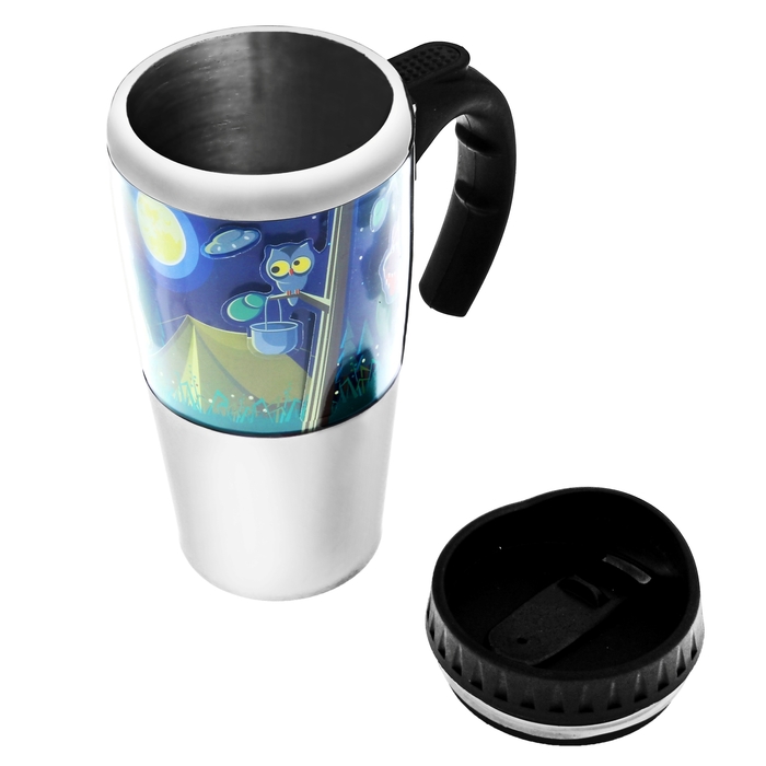 Термокружка "Хороший турист дома не валяется" 400 мл