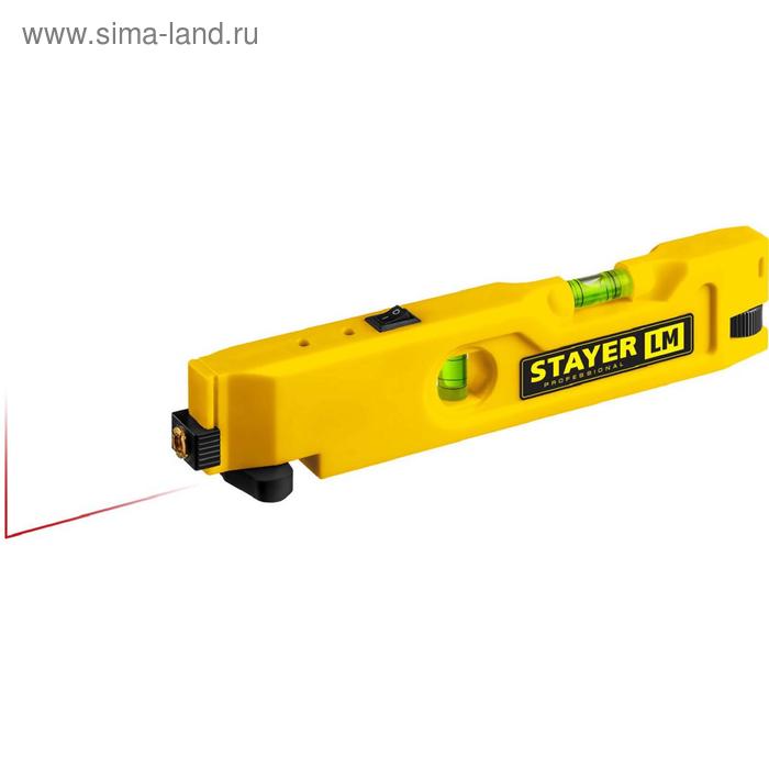 Уровень лазерный STAYER 34985, 20м, точность лазера +/-0,5 мм/м, точность колбы +/-1,5 мм/м уровень stayer drill assistant 34987 с приспособлением для сверления 7м точн 1 5 мм м