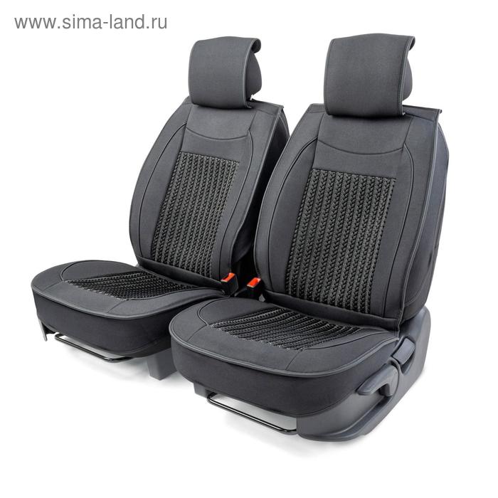 цена Каркасные накидки на передние сиденья Car Performance, 2 шт, алькантара, чёрый