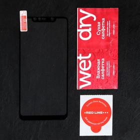 

Защитное стекло Red Line для Xiaomi Redmi Note 6 Pro, Full Screen, полный клей, черное