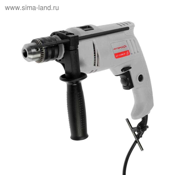 Дрель ИНТЕРСКОЛ ДУ-13580ЭР ударная 580 Вт 2800 обмин 45000 удмин ЗВП 13 мм реверс 286900₽