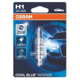 

Лампа автомобильная OSRAM H1 12 В, 55 Вт, (P14.5s) COOL BLUE Intense 64150CBI-01B