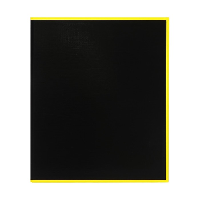 фото Папка на 4 кольцах а4, erichkrause accent, 35 мм, 1750 мкм, черная/желтая