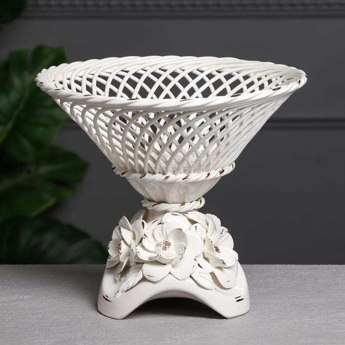 Конфетница "Адажио" белая