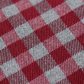 

Ткань костюмная «Шотландка», вискоза, ширина 150 см, цвет серый, бордовый