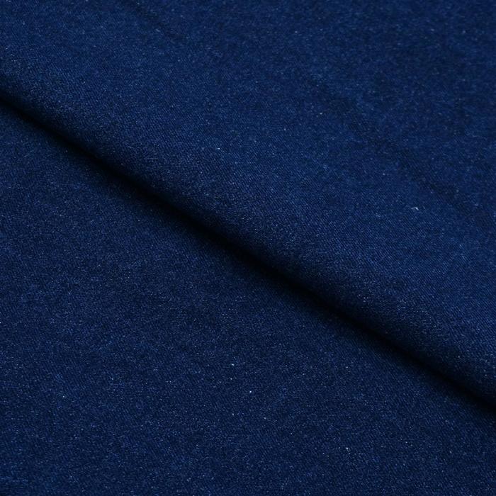 Ткань костюмная джинс, гладкокрашенный, хлопок, ширина 148 см, цвет тёмно - синий