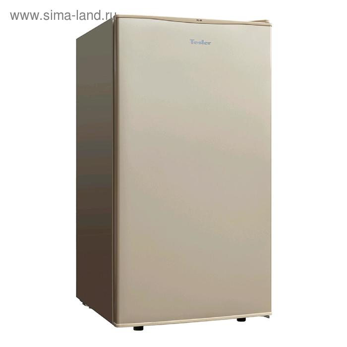 Холодильник Tesler RC-95 CHAMPAGNE, однокамерный, класс А, 90 л, цвет шапмань однокамерный холодильник tesler rc 95 champagne