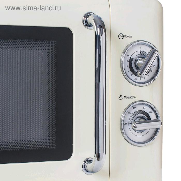 Купить Микроволновая печь Tesler MM-2045 BEIGE, 700 Вт, 20 л, 6 программ, таймер, бежевая Микроволновая печь Tesler MM-2045 BEIGE, 700 Вт, 20 л, 6 программ, таймер, бежевая