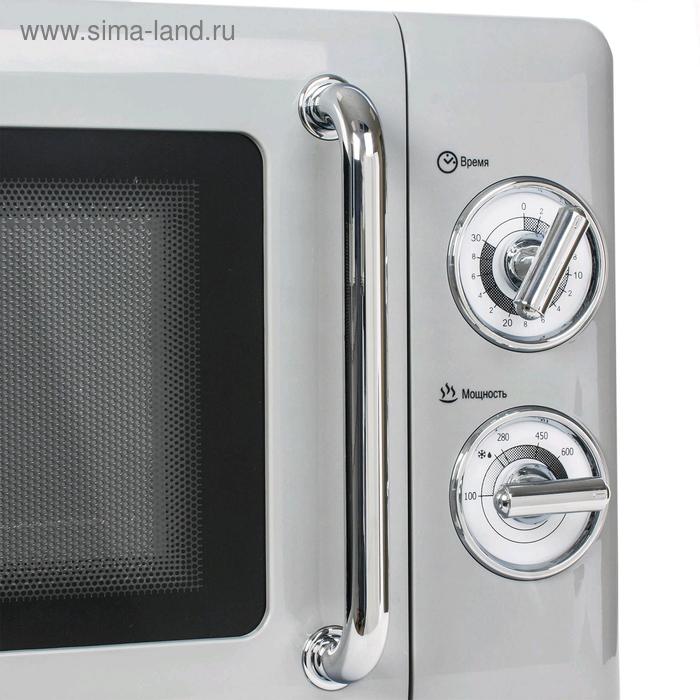 Купить Микроволновая печь Tesler MM-2045 GREY, 700 Вт, 20 л, 6 программ, таймер, серая Микроволновая печь Tesler MM-2045 GREY, 700 Вт, 20 л, 6 программ, таймер, серая
