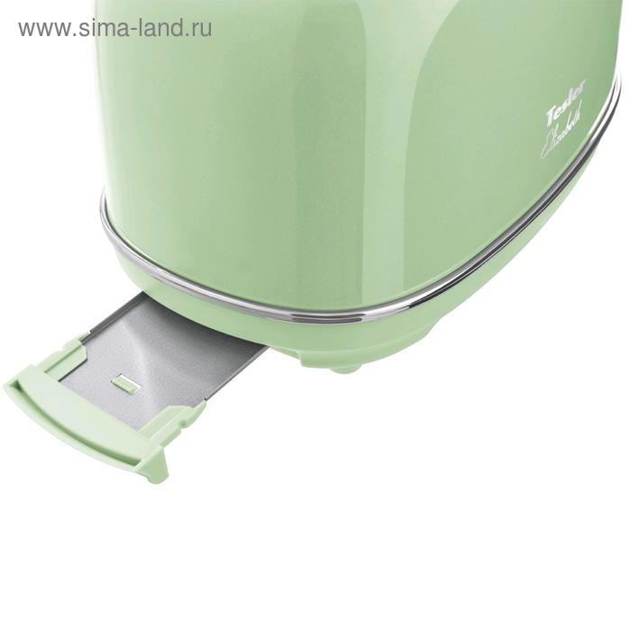 Купить Тостер Tesler TT-245 GREEN, 815 Вт, 2 тоста, 6 степеней прожарки, разморозка, зелёный Тостер Tesler TT-245 GREEN, 815 Вт, 2 тоста, 6 степеней прожарки, разморозка, зелёный