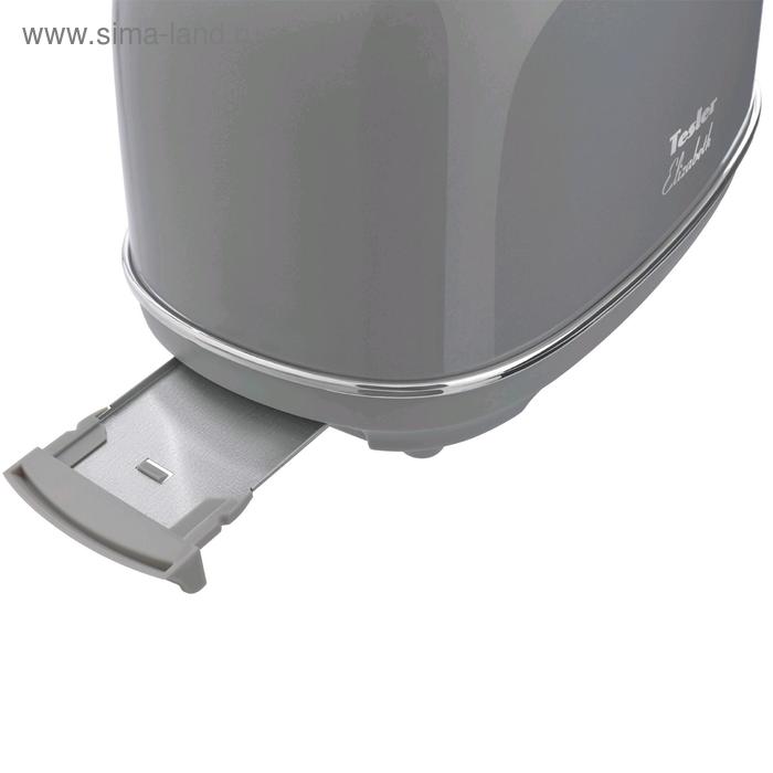 Купить Тостер Tesler TT-245 GREY, 815 Вт, 2 тоста, 6 степеней прожарки, разморозка, серый Тостер Tesler TT-245 GREY, 815 Вт, 2 тоста, 6 степеней прожарки, разморозка, серый