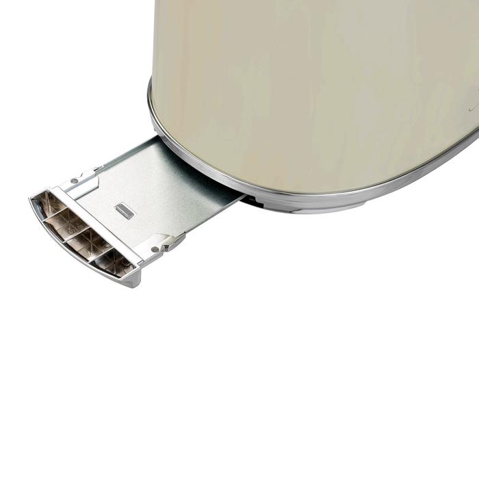 Купить Тостер Tesler TT-255 BEIGE, 900 Вт, 2 тоста, 6 степеней прожарки, разморозка, бежевый Тостер Tesler TT-255 BEIGE, 900 Вт, 2 тоста, 6 степеней прожарки, разморозка, бежевый