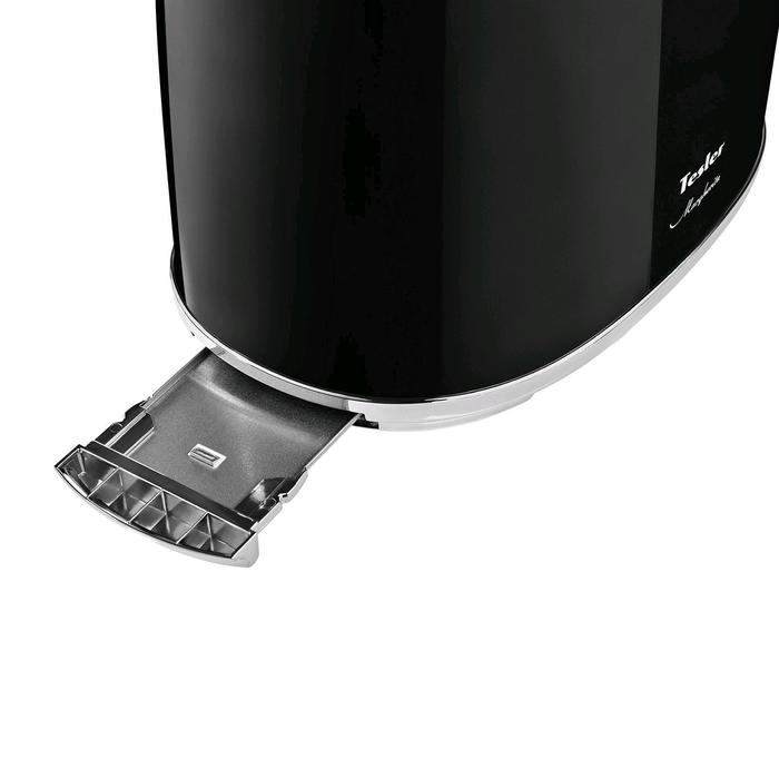 Купить Тостер Tesler TT-255 BLACK, 900 Вт, 2 тоста, 6 степеней прожарки, разморозка, чёрный Тостер Tesler TT-255 BLACK, 900 Вт, 2 тоста, 6 степеней прожарки, разморозка, чёрный