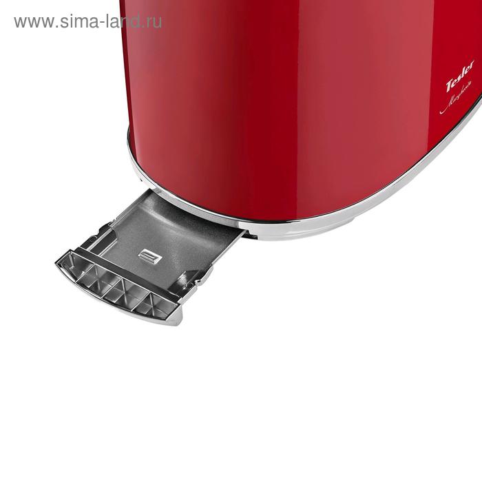 Купить Тостер Tesler TT-255 RED, 900 Вт, 2 тоста, 6 степеней прожарки, разморозка, красный Тостер Tesler TT-255 RED, 900 Вт, 2 тоста, 6 степеней прожарки, разморозка, красный