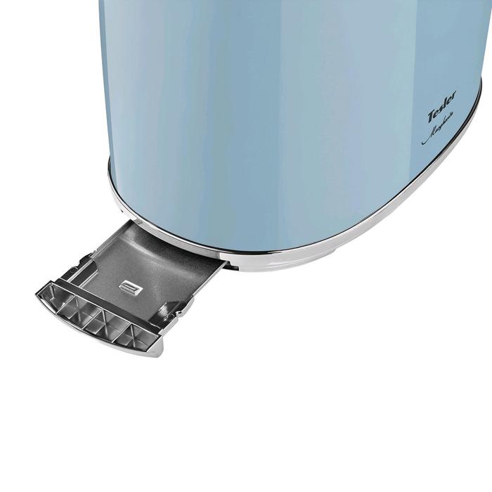 Купить Тостер Tesler TT-255 SKY BLUE, 900 Вт, 2 тоста, 6 степеней прожарки, разморозка, голубой Тостер Tesler TT-255 SKY BLUE, 900 Вт, 2 тоста, 6 степеней прожарки, разморозка, голубой