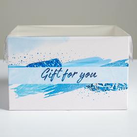 

Коробка на 4 капкейка Gift for you, 16 × 16 × 10 см