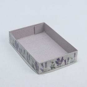 

Коробка для макарун с подложками «Лаванда», 17 х 12 × 3,5 см