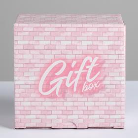 

Коробка‒пенал Gift box, 15 × 15 × 7 см