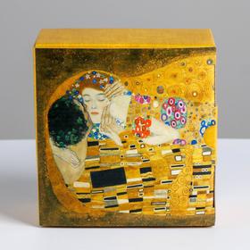 

Коробка‒пенал «Поцелуй», 15 × 15 × 7 см