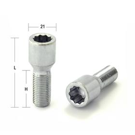 

Болт M12x1,25, 53/25, hex17, конус, цинк