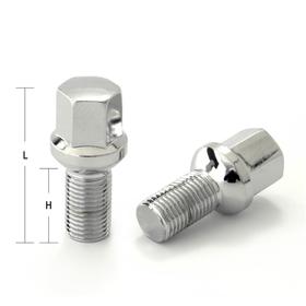 

Болт M12x1,5, 58/33, hex17, сфера, хром, 5 шт