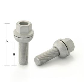 

Болт M14x1,5, 66,5/37, hex19, сфера R14 PCD, цинк