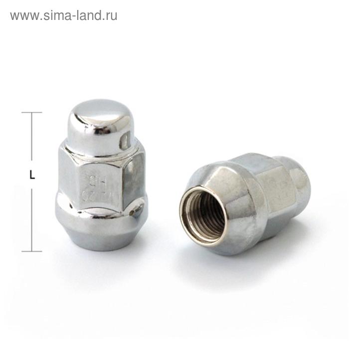 

Гайка 1/2", 48, hex19, конус, закрытая, хром