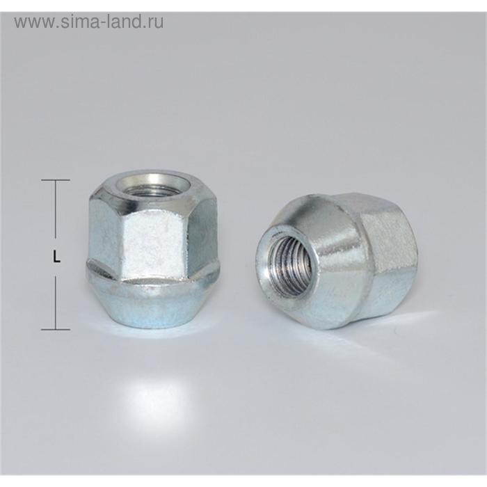 Гайка M12x125 25 hex19 конус открытая цинк 26₽