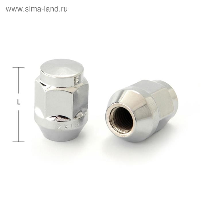 

Гайка M12x1,25, 32, hex19, конус, закрытая, хром