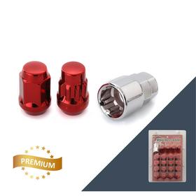 

Гайка M12x1,25, 35, hex19, конус, закрытая, красный, 16 шт, 4 секретки+ключ